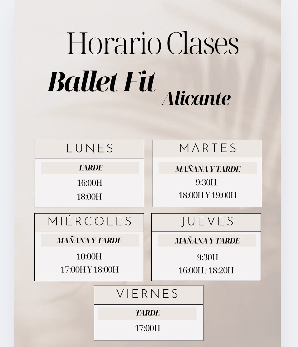 Horario BalletFit